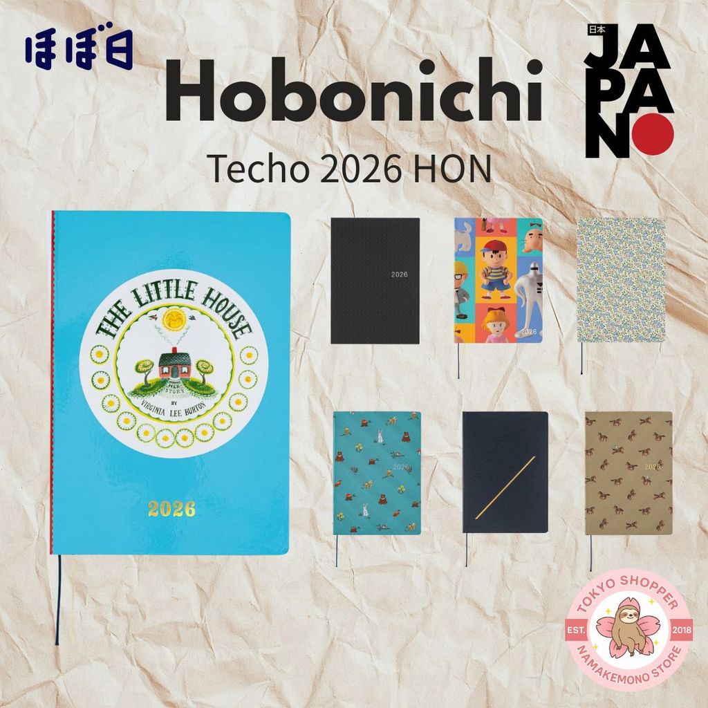 Hobonichi Techo 2026 HON English Version LIBERTY FABRICS/Sasha Kiora [A5/1 day 1 page/January/Monday start]