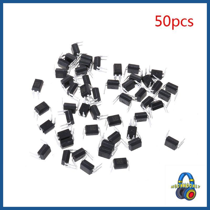 MOON 50pcs PC817 PC817C PC817 C PC817 LTV817 K1010B Optocoupler สําหรับ Sharp
