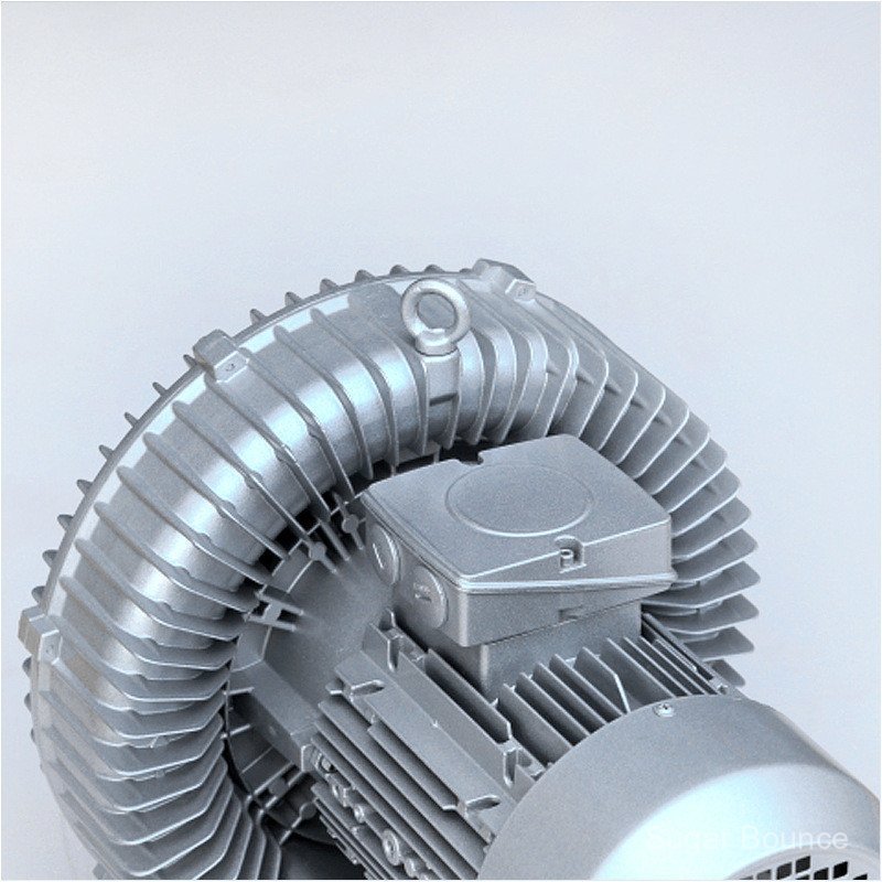 High-Power High-Pressure Vortex พัดลมที่มีประสิทธิภาพอุตสาหกรรม 7.5KW Vortex ปั๊มลมบ่อปลาแอโรบิกพัดล