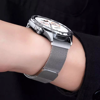 สายรัดแม่เหล็ก Milanese Loop for Samsung Galaxy Watch แถบสแตนเลส 20มม 22 มม for /Redmi Watch/Amazfit/Amazfit Bip 6