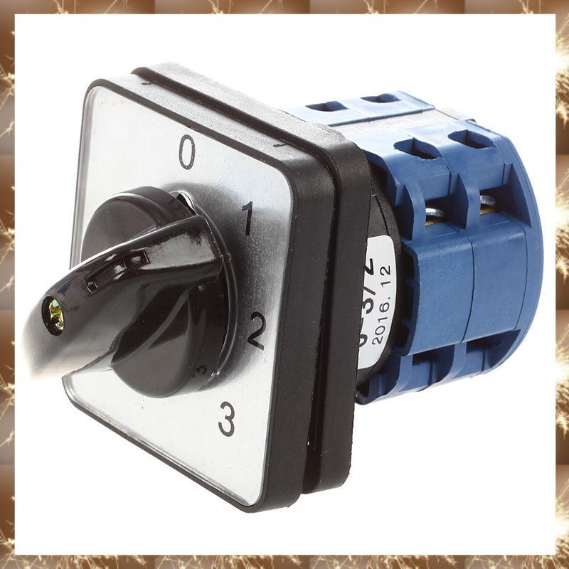 (OKB)660V 20A 6 เทอร์มินัล 4 ตําแหน่งสวิตช์เปลี่ยนแคมโรตารี