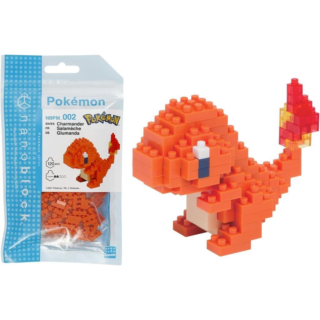 Nanoblock - Pokémon - Charmander, Pokémon Series Building Kit 1Z0J
