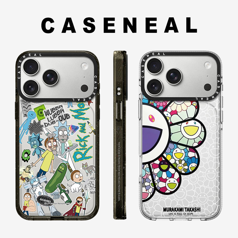 Drop proof glitter CASENEAL เคสโทรศัพท์โปร่งใสสําหรับ iPhone 17ProMax 17pro 17 16promax 16 15promax 14promax 13promax cool hard case อะคริลิค iPhone 13 case คุณภาพสูง
