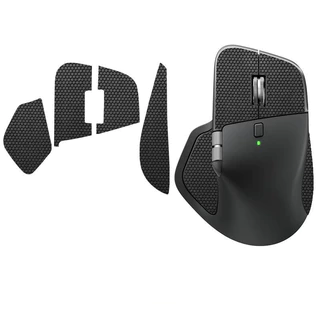 จับเมาส์สําหรับ Logitechs MX Master 4 เมาส์ไร้สายตามหลักสรีรศาสตร์ผิว Anti-Slip Gaming ด้านข้างฟิล์มยืดหยุ่นกลั่นเหงื่อแผ่น Protector น้ําหนักเบาเป็นพิเศษ