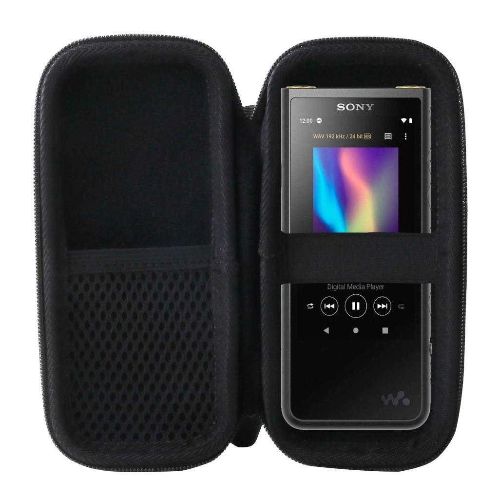 SONY NW-ZX507 NW-ZX300 Walkman Protective Storage Case-WERJIAJP สีดำผลิตภัณฑ์ใหม่ที่ถูกกฎหมายและเป็น