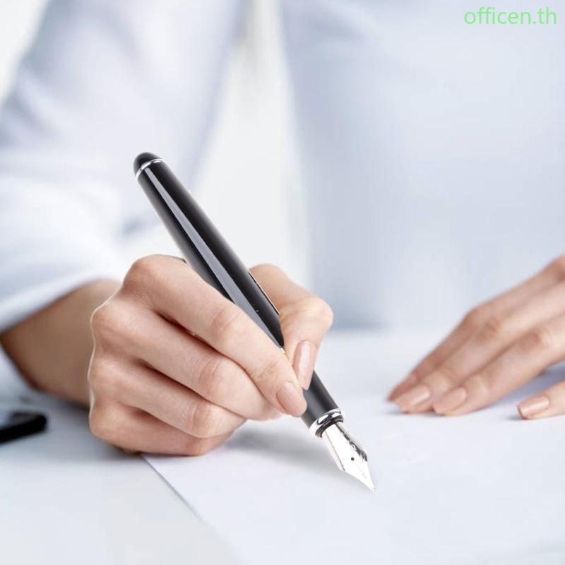 Cen New Black Jinhao X750 Deluxe Medium Nib 18kgp Fountain Pen