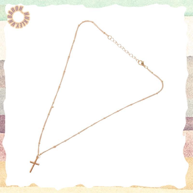 [VNG5]สร้อยคอโซ่ทองฤดูร้อนเครื่องประดับศาสนาทองขนาดเล็ก