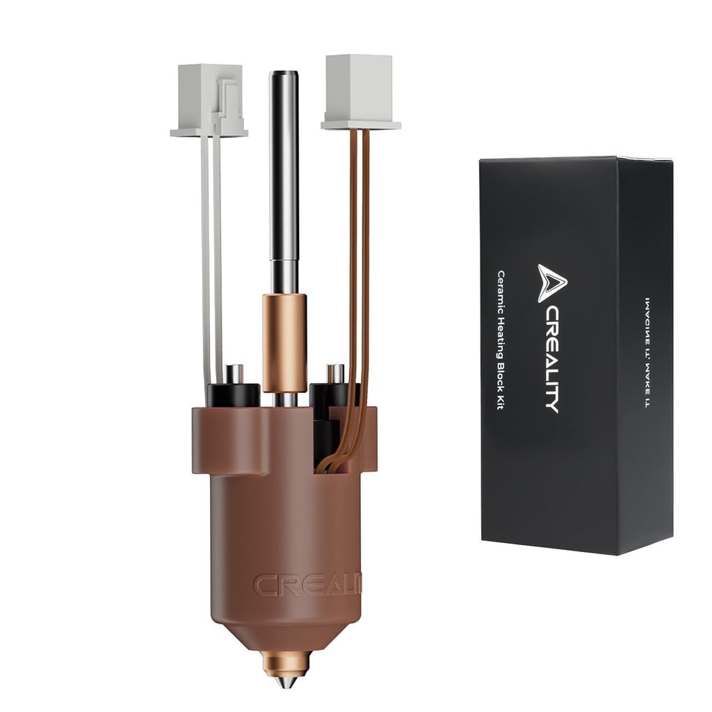 Creality Official K1/K1 MAX/K1C/K1 SE Upgrade Hotend New Version, K1C Ceramic Heating Block Kit, Sup