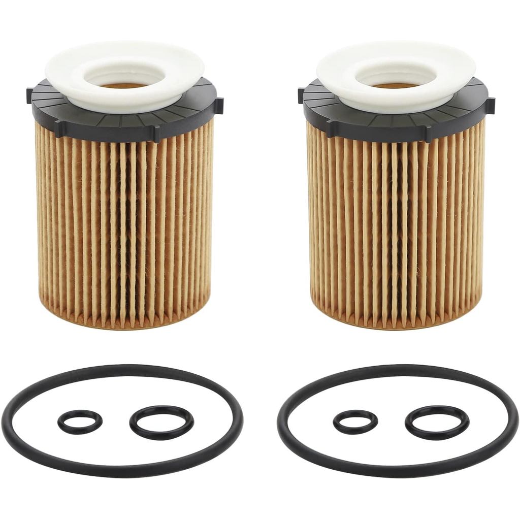 2 Pcs Oil Filter Compatible With INFINITI Mercedes-Benz Vehicle 2012-2023 C300 CLA250 E300 GLA200 GL