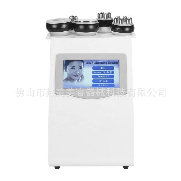 เครื่อง 40K Shaping เครื่องมือความงาม RF นวดข้ามพรมแดนเครื่องมือความงามที่อบอุ่น Five-in-One 80K แรง