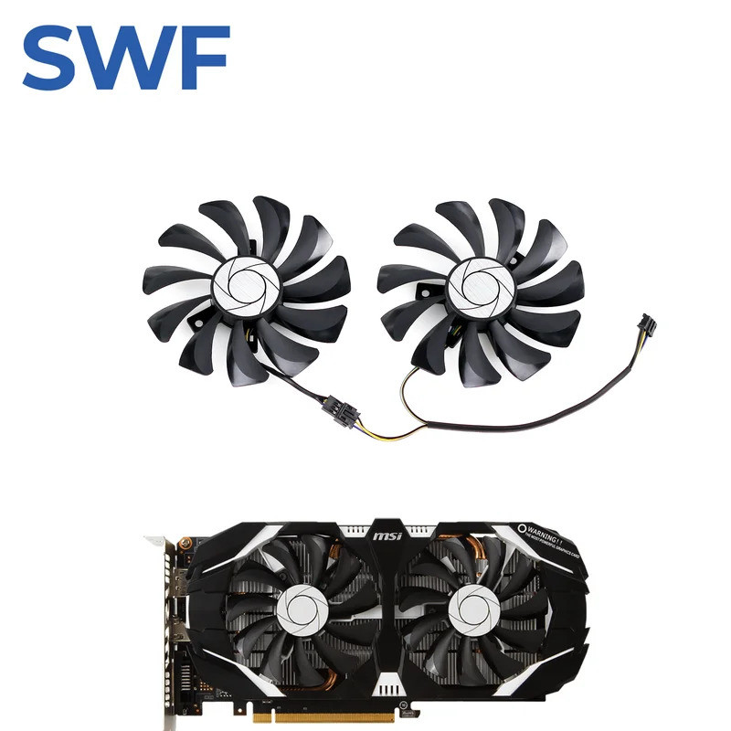 2 ชิ้น/เซ็ต 85 มม.HA9010H12F-Z พัดลมระบายความร้อนสําหรับ MSI GTX 1060 960 P106-100 P106 OC 6G กราฟิก
