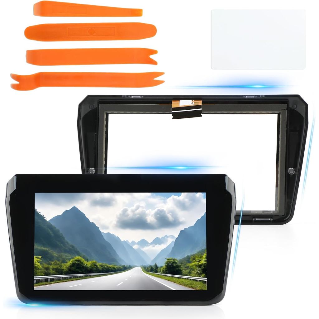 7 นิ้วสําหรับ MAZDA 3 2017 2018 เปลี่ยนหน้าจอกระจกสําหรับ MAZDA 3 กีฬา 2017 2018 วิทยุรถ Touch Scree