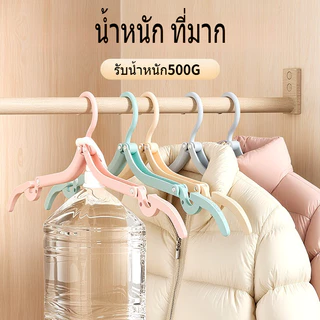 10 ชิ้นมัลติฟังก์ชั่การเดินทางพับไม้แขวนเสื้อกันลื่นแบบพกพาสำหรับแขวนแขวนเสื้อผ้า