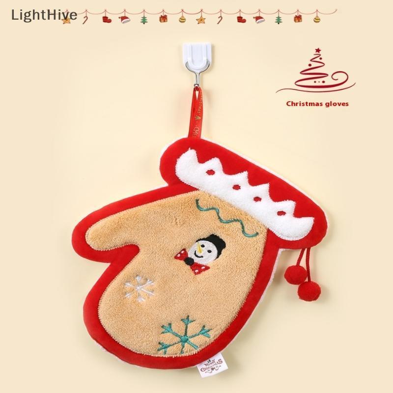 [สว่างขึ้น] น่ารักคริสต์มาสทําความสะอาดผ้าขนหนูปะการังกํามะหยี่มือผ้าขนหนูมนุษย์หิมะห้องน้ําดูดซับผ้าเช็ดจานนุ่มทําความสะอาดเศษผ้า(ไทย) - รูปที่ 5