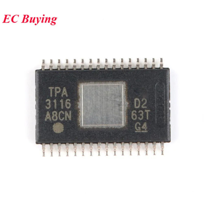TPA3116D2DADR TPA3116D2 HTSSOP-32 TPA3116 Class D เครื่องขยายเสียง 2 ช่อง IC Controller ชิปใหม่เดิม