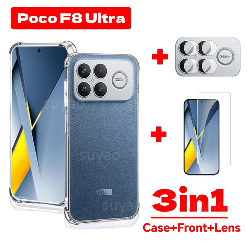 สําหรับ Xiaomi Poco F8 Ultra Pro 2025 3in1