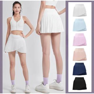 กระโปรงกางเกงเทนนิสผู้หญิง กระโปรงพลีทออกกำลังกาย กางเกงในตั…