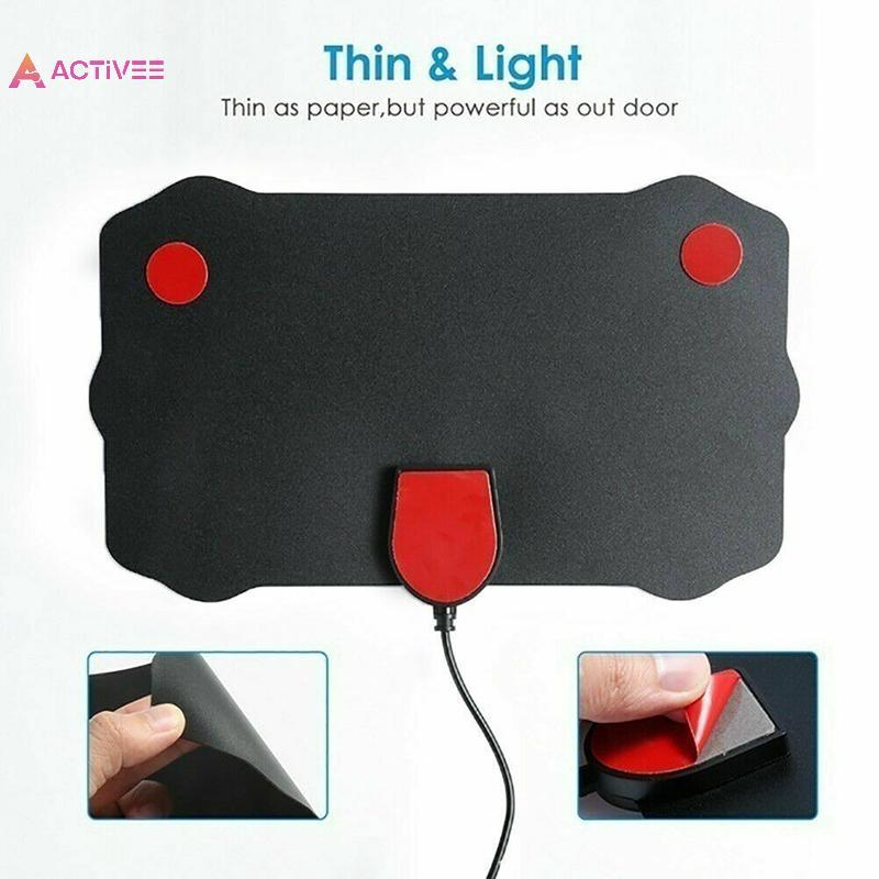 <Activee> 5000 Mile Range HDTV เสาอากาศ 4K HD Indoor Digital TV เครื่องขยายสัญญาณอากาศ Nice