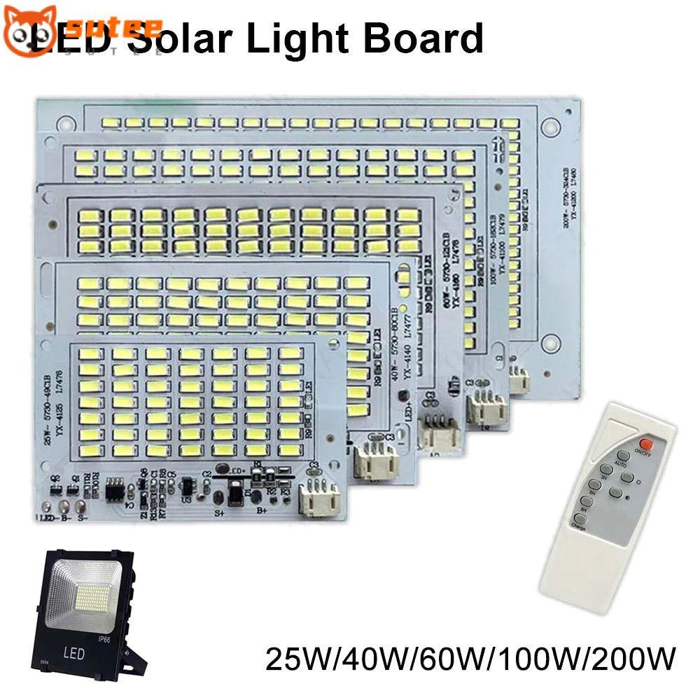 SUTEE 1 ชิ้นแผงแหล่งกําเนิดแสง, SMD5730 ความสว่างสูง LED Light Board, 25/40/60/100/250W แสงสีขาวพร้อมรีโมทคอนโทรล Floodlight