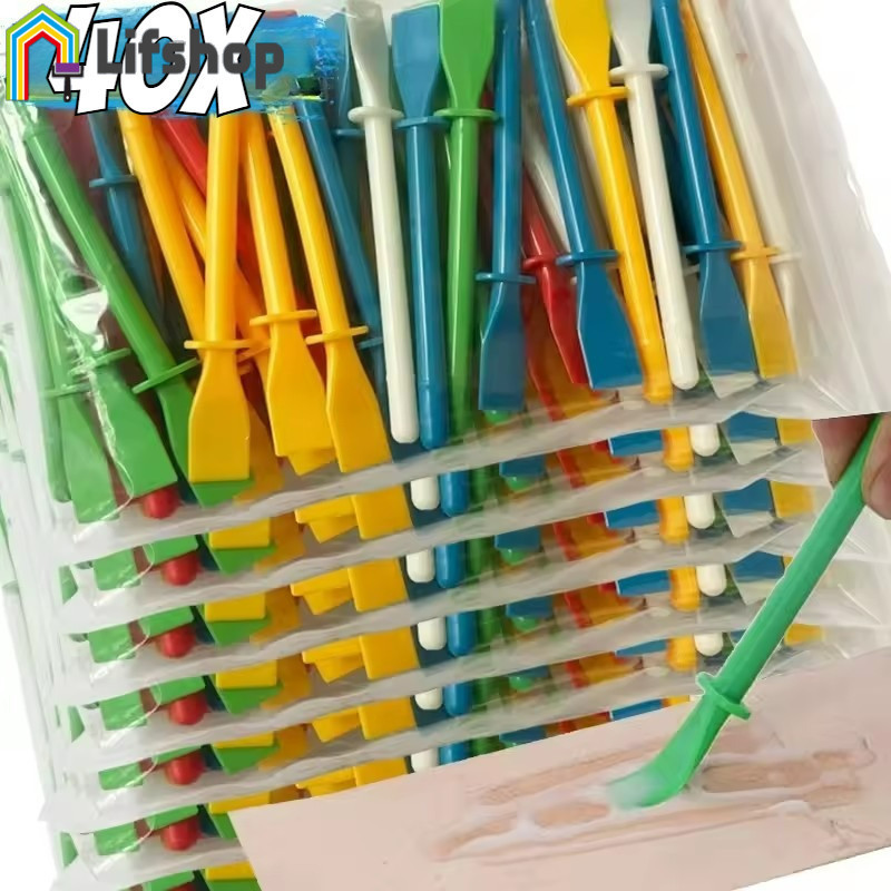 เครื่องขูดพลาสติกอเนกประสงค์ ผู้สมัคร - เครื่องมือที่ทนทานสําหรับการกระจายกาวและวางบนหนัง, กระดาษ, สีสุ่ม