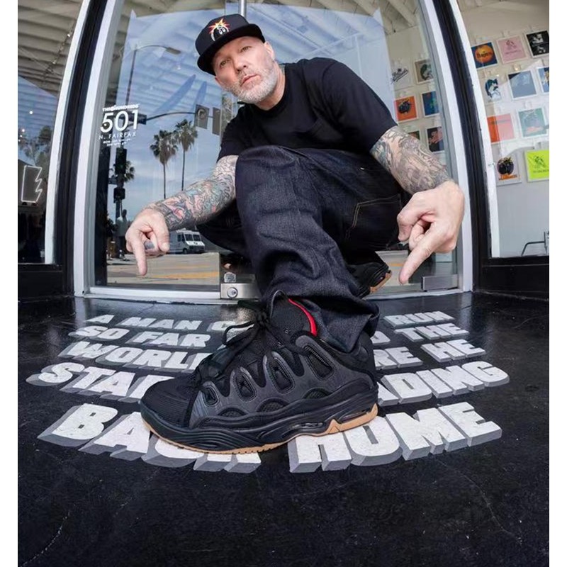 Osiris d3 รองเท้าสเก็ตบอร์ด Street Cushioning รองเท้าขนมปัง Air Cushion รองเท้าผ้าใบลําลองขนาดใหญ่แฟ