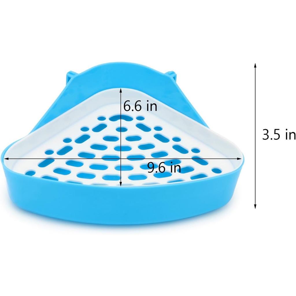 Hypeety Pet Toilet Small Animal Litter Tray Corner for Hamster Guinea Pig Ferret Gerbil Chinchilla P
