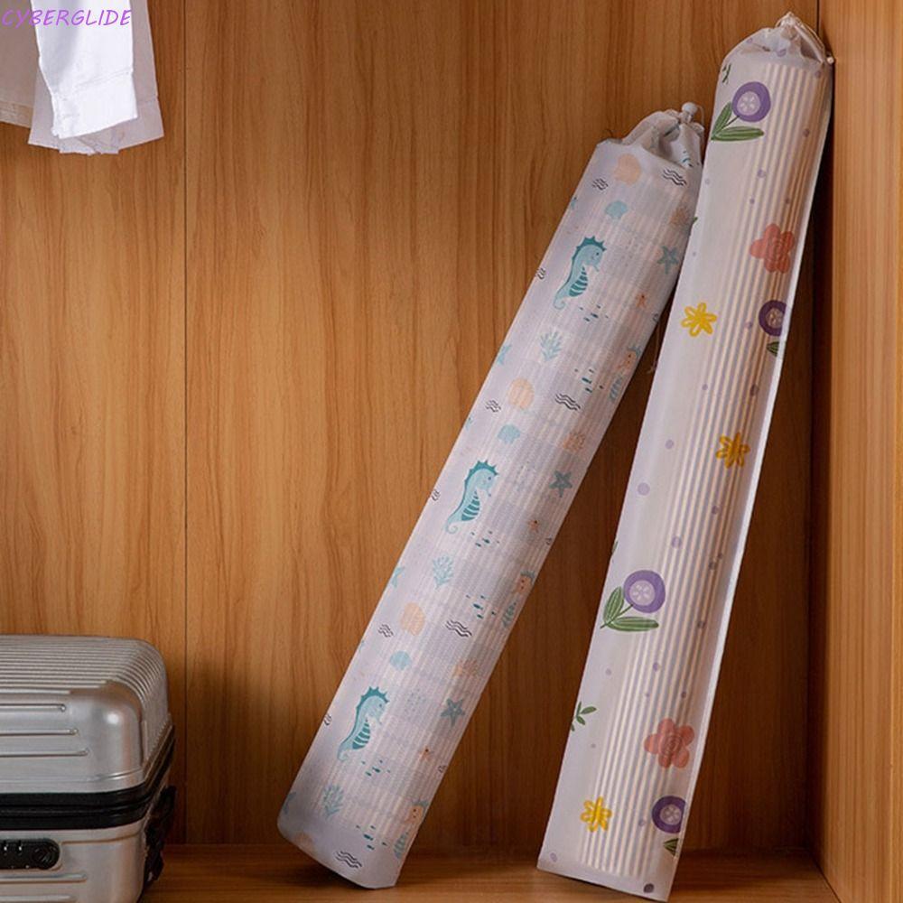 CYBERGLIDE Cool Mat Storage Bag,กันฝุ่นPEVA Bamboo Mat Cover, Simple Waterproof Moisture-proof Foldi