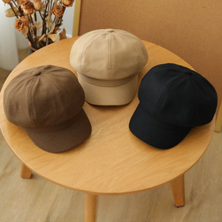 Miss_J พร้อมส่งจากกทม🎀หมวกเบเร่ต์ทรงแปดเหลี่ยมสไตล์อังกฤษย้อ…