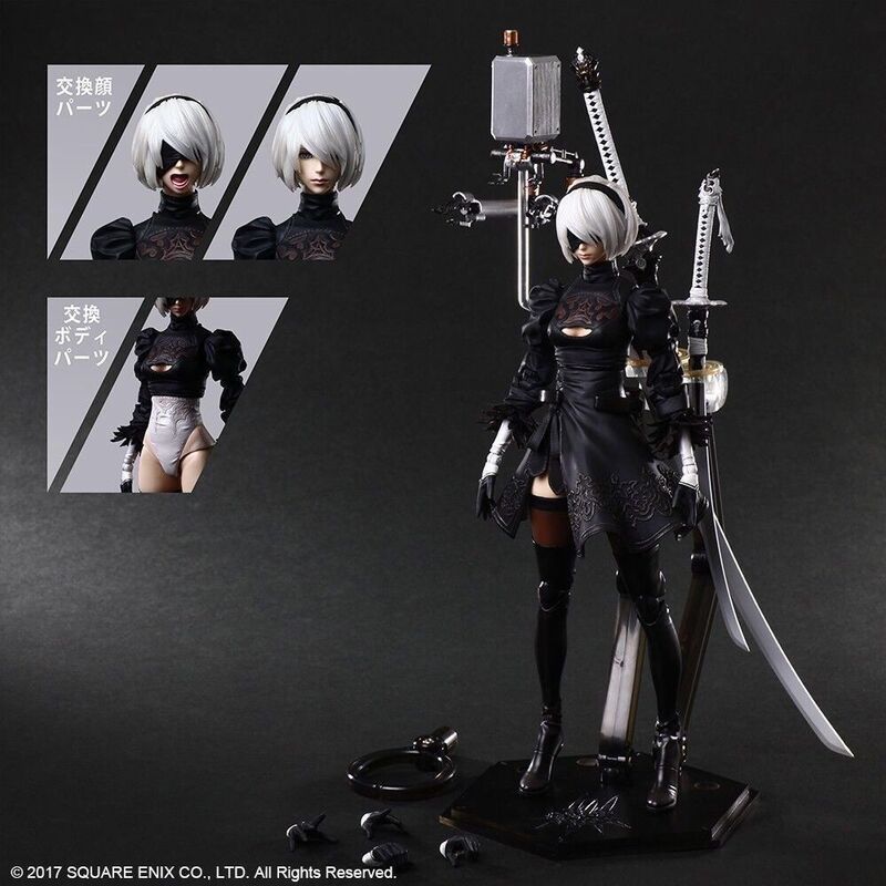 พร้อมสต็อก PLAY ARTS PA Change Neil Machinery 2B Movable Figure Model Gift Decorative U