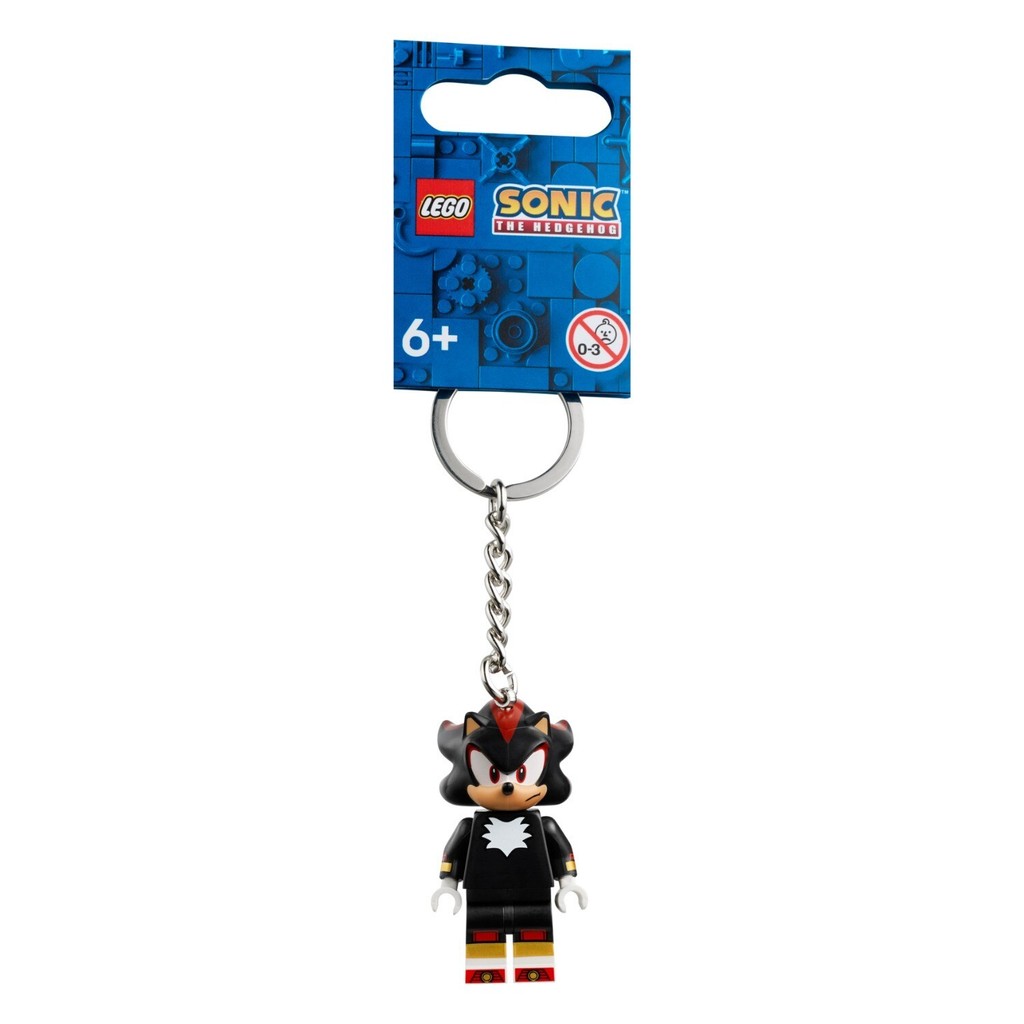 พวงกุญแจ LEGO Sonic the Hedgehog -Shadow Minifigure พวงกุญแจของเล่น