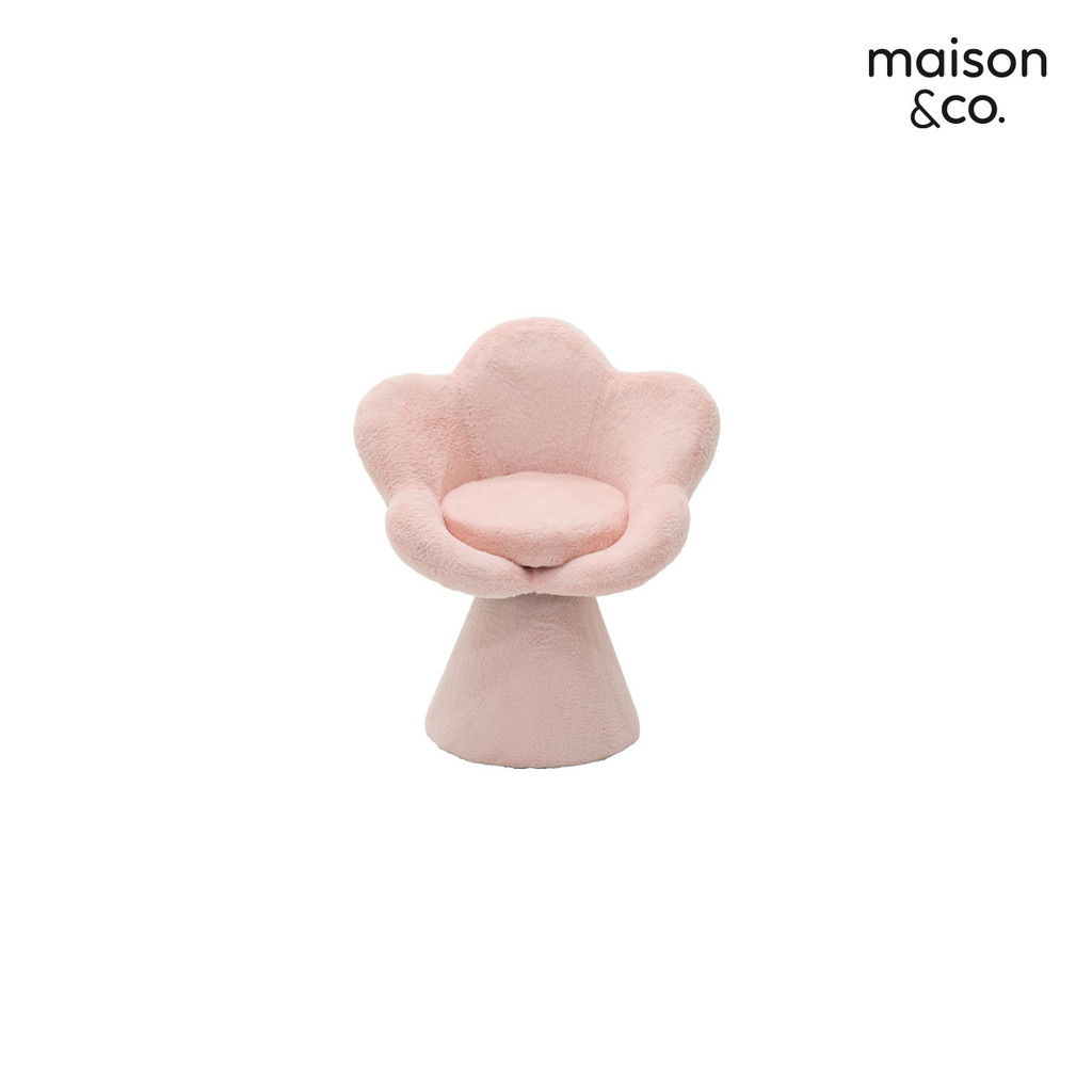 SB Design Square อาร์มแชร์ผ้า รุ่น Hana สีชมพู (67x57x75 ซม.) แบรนด์ MAISON&CO.