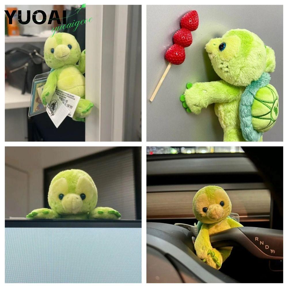 YUOAI ตุ๊กตาสัตว์, เต่า Olu Mel Kawaii ตุ๊กตาตุ๊กตา, หมีนุ่มน่ารัก Duffy และเพื่อนเต่าทะเลของเล่นตุ๊