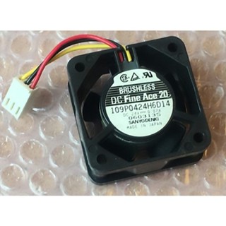 มือหนึ่ง พัดลม SanAce40 24V 0.07A 109P0424H6D14 4020 พร้อมส่…