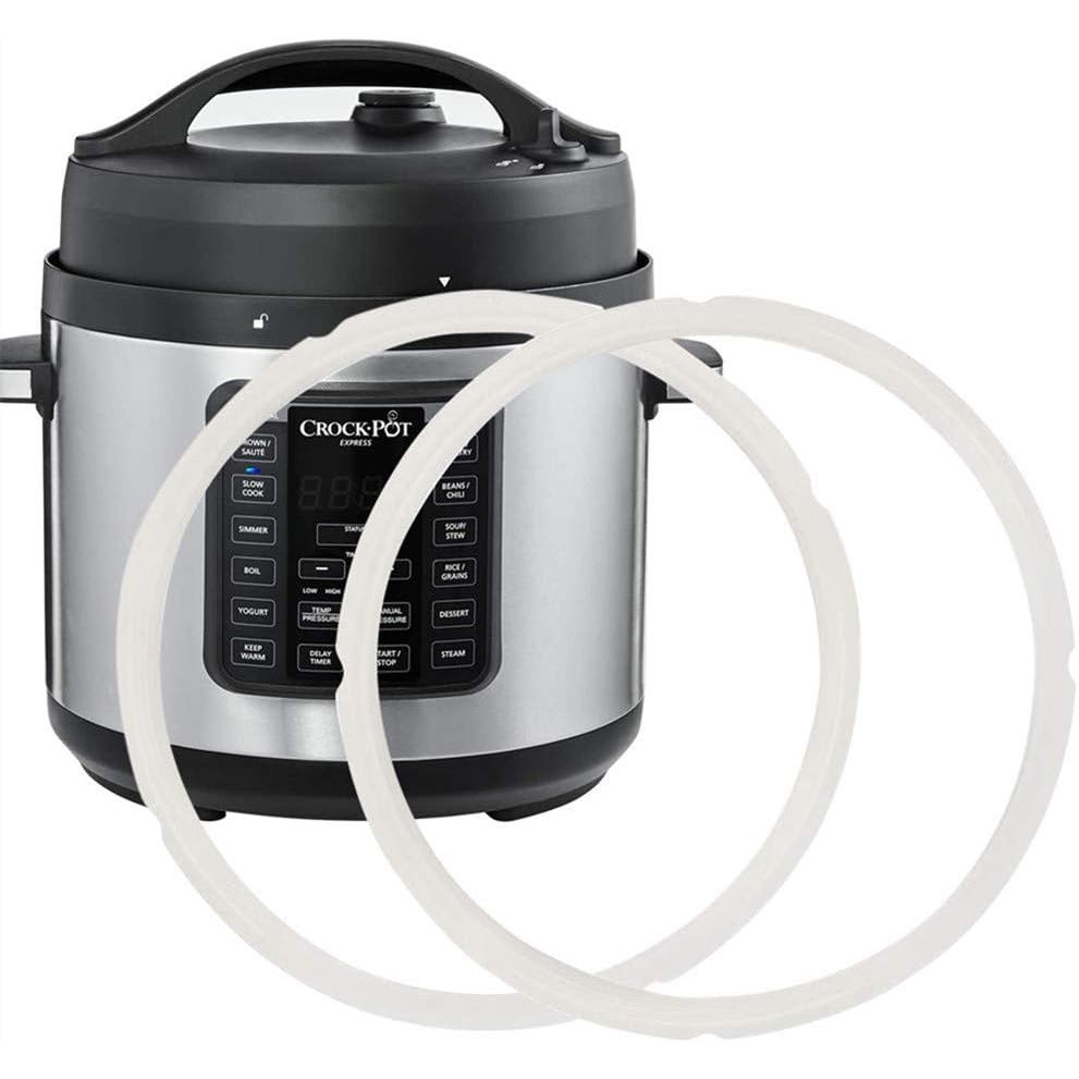 Original แหวนปิดผนึกสําหรับ Crock Pot 8 Quart Power Cooker - เปลี่ยนซิลิโคนปะเก็นซีลแหวนสําหรับ 8 Qu