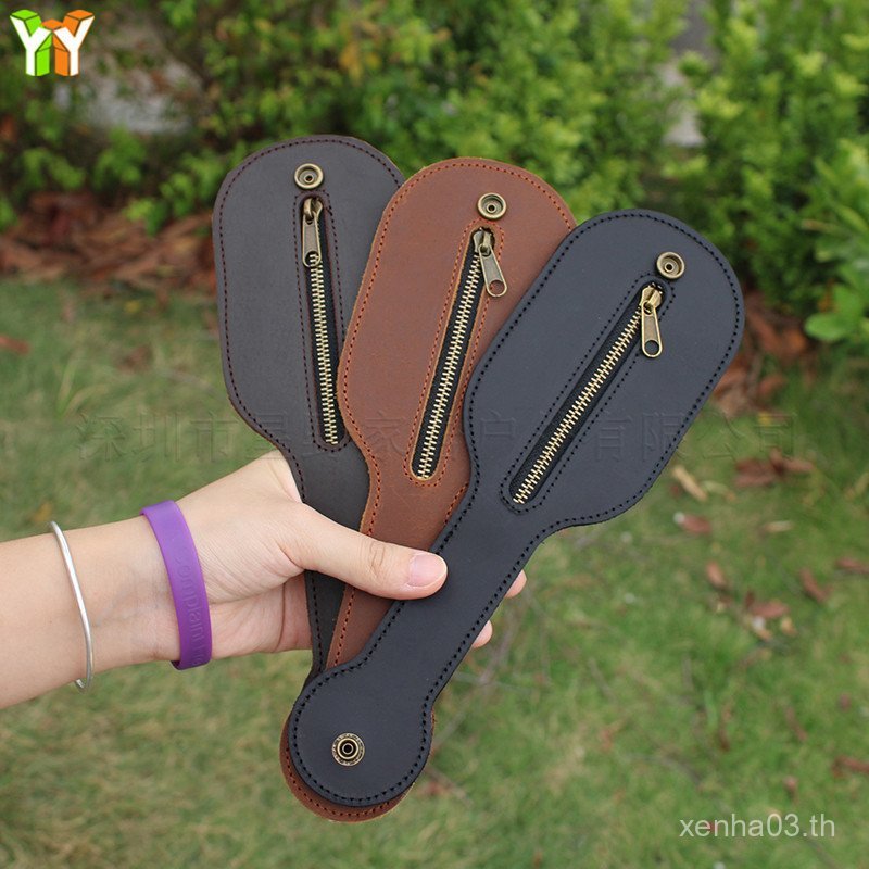 NPWT พร้อมสต็อกพร้อมกระเป๋า Cowhide EDC หนังบอสตัน Beat กระเป๋าใส่เหรียญแบบพกพากระเป๋า