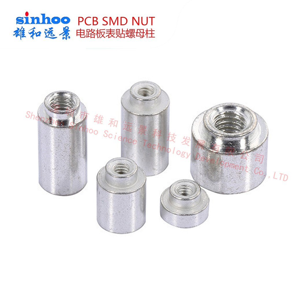 SMD ถาดม้วนชุด SMTSO-M2-6ET พร้อม/ม้วนถั่ว 700PCS Patch Nut คอลัมน์ดีบุกชุบ PCB KHIB