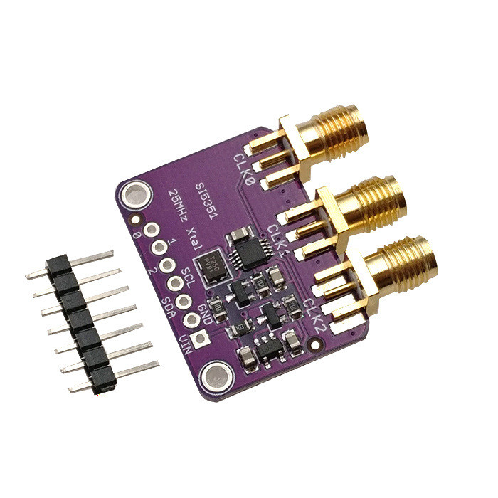 Si5351A SI5351 นาฬิกาสัญญาณเครื่องกําเนิดไฟฟ้าโมดูลสัญญาณความถี่สูง Square Wave ความถี่เครื่องกําเนิ
