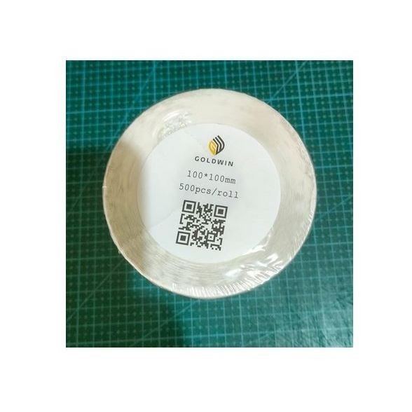 Goldwin Thermal Label 100 x 100 – 500 แผ่น ป้ายโกดัง & จัดส่งจํานวนมาก
