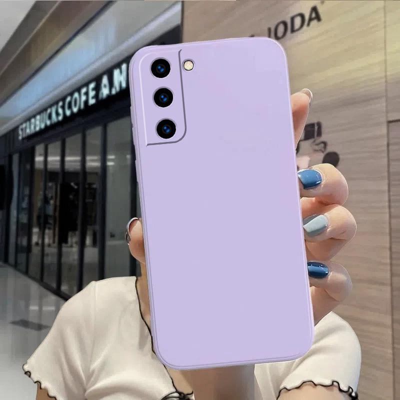 เคส For Samsung S21 / S21 Plus / S21 FE YTCS TPU เคสมือถือเรียบสีพื้น - รูปที่ 3