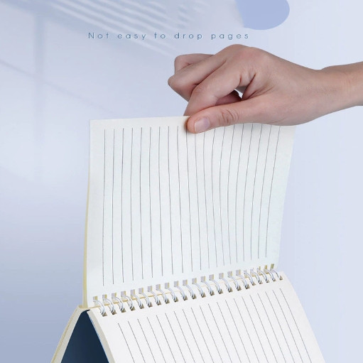 สมุดบันทึกสองกิ่งเกลียวขนาด A5 จำนวน 60 หน้า ออกแบบมาในสไตล์ศิลปะที่เรียบง่าย และสามารถถอดหน้ากระดาษได้ - รูปที่ 4