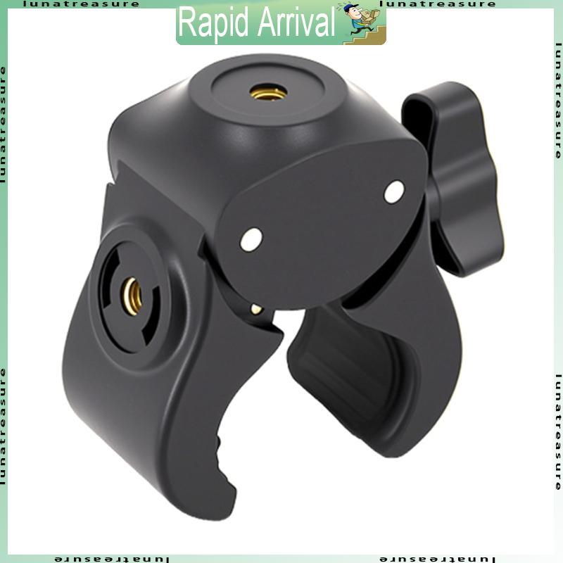 Lun Clamp Mount Double 1 4 ด้ายสําหรับ 13-47 มม.หนีบ Universals กล้องโทรศัพท์ Photo Studio Mount คลิ