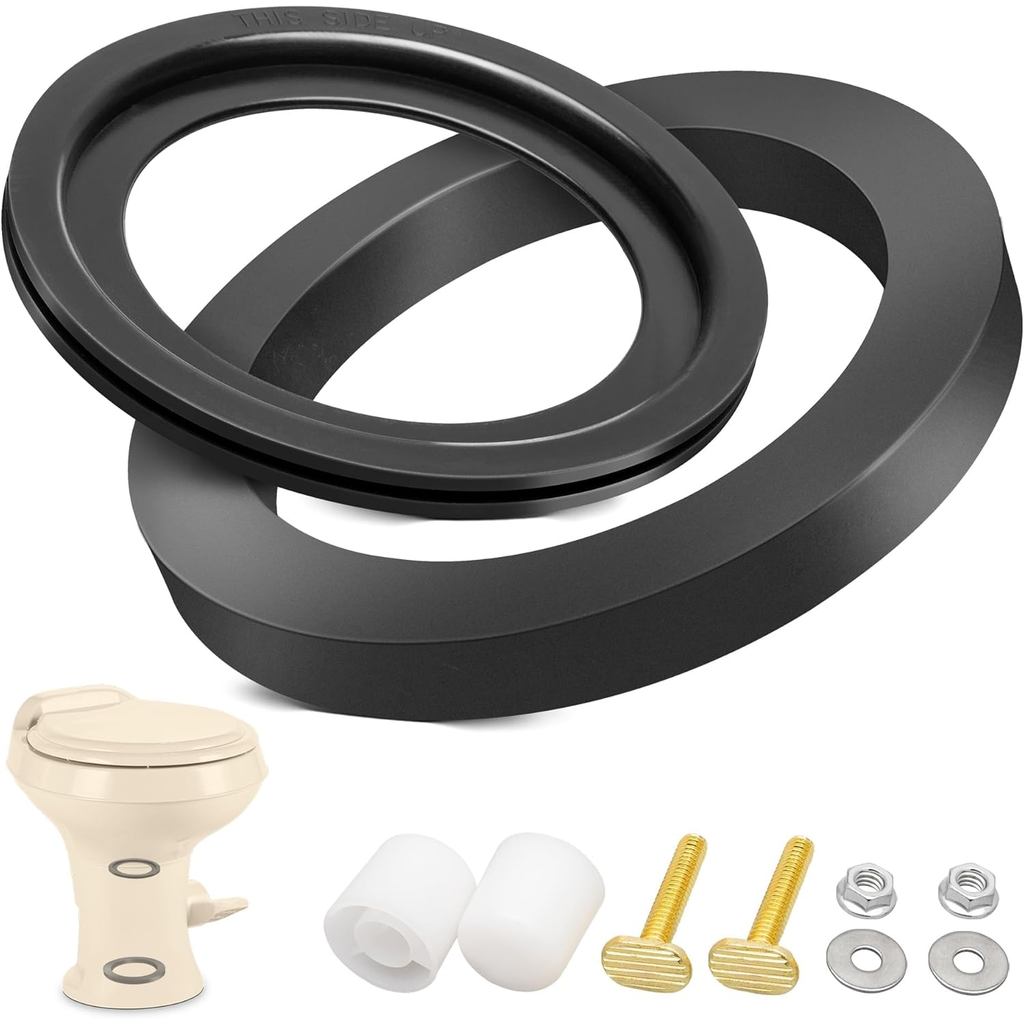 Oyviny RV Toilet Seal Kit RV Toilet Seal Part Fits for Dometics 300 310 320 Series Toilets, Replace 