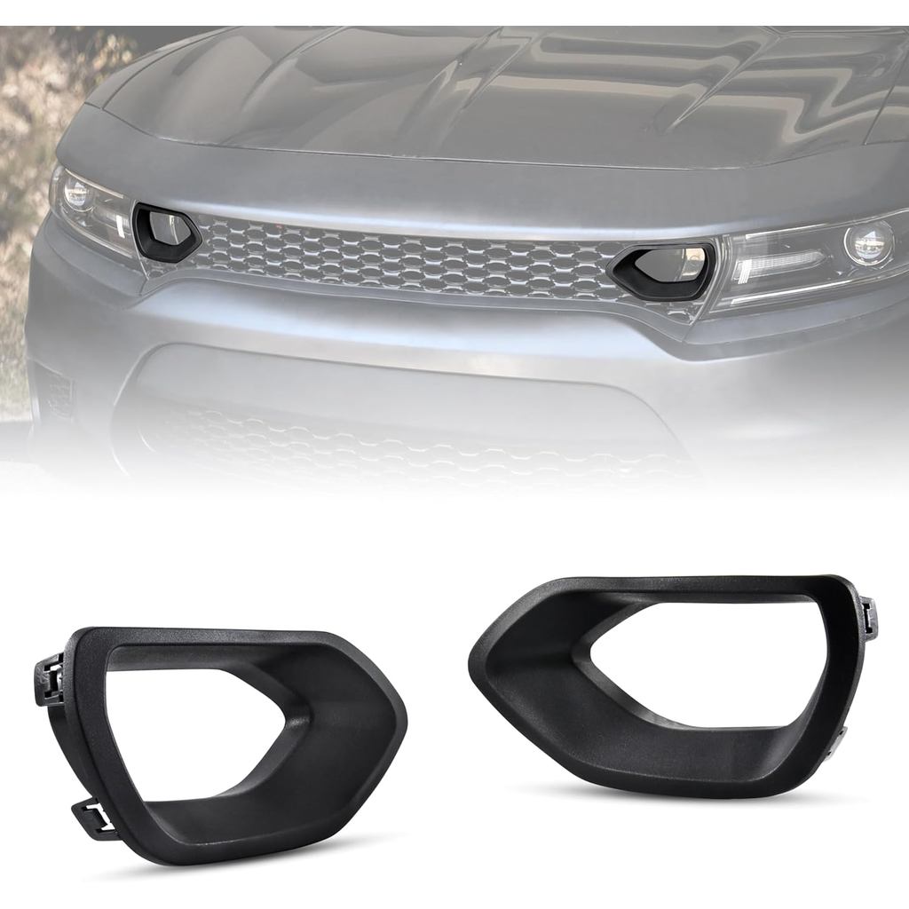 KEWISAUTO Front Bumper Grille Inserts for 2015-2021 Dodge Charger SRT, Front Bumper Center Grill Ins