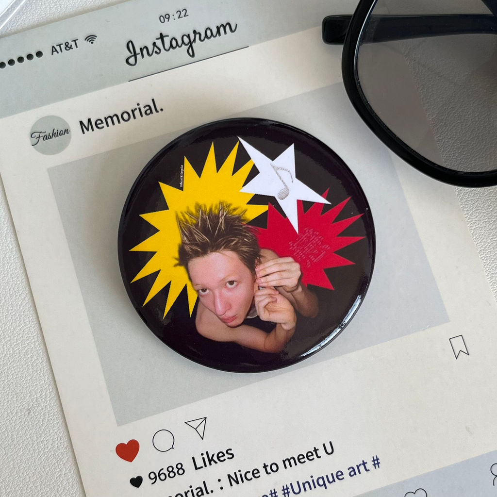 Cortisol Homemade Tinplate Shiny Surface Bar ของขวัญวันเกิด Badge เข็มกลัด Grain Bag จี้ ราคา ถูกที่สุด ดีลบีเคเค แกลเลอรีภาพที่ 7