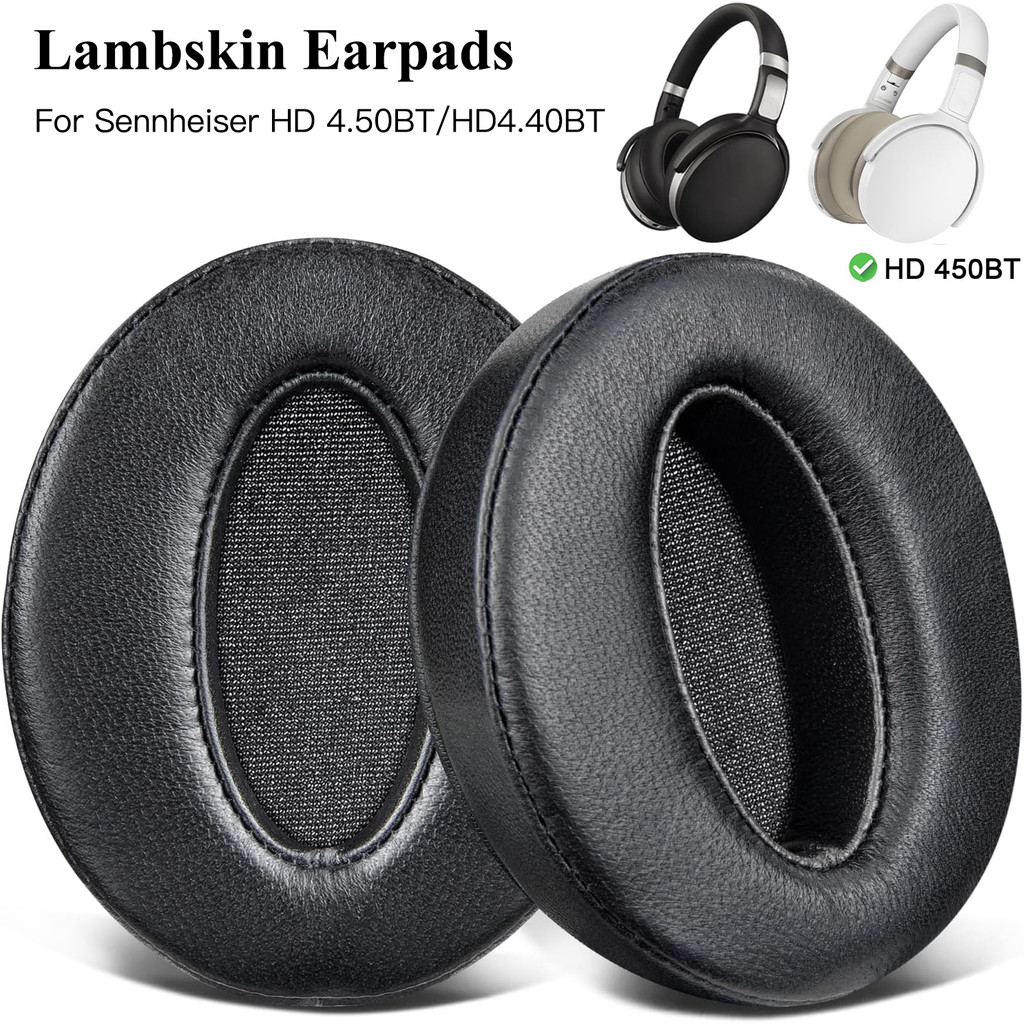 Lambskinแผ่นรองหูฟังสําหรับ Sennheiser HD 4.50BT/HD 4.50BTNC/HD4.50SE/HD4.40BT/HD4.30G/HD4.20S/HD458