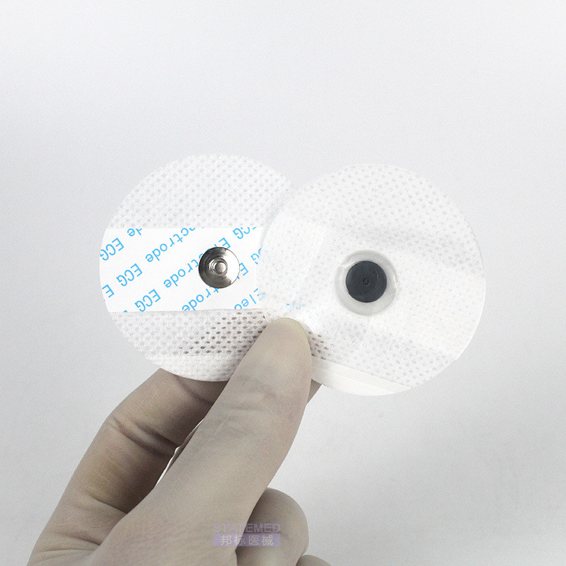 11.26 แผ่นอิเล็กโทรด ECG แบบใช้แล้วทิ้ง แพทช์ปุ่ม ECG ECG เครื่องตรวจจับ ECG Monitor แผ่นอิเล็กโทรด