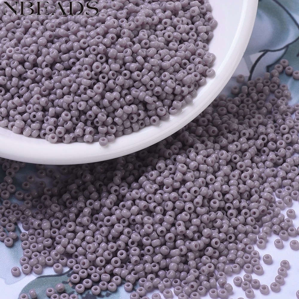 10gs MIYUKI รอบ Rocailles ลูกปัดญี่ปุ่นลูกปัด 11/0 (RR410) ทึบแสง Mauve 2x1.3 มม.: 0.8 มม.ประมาณ 111