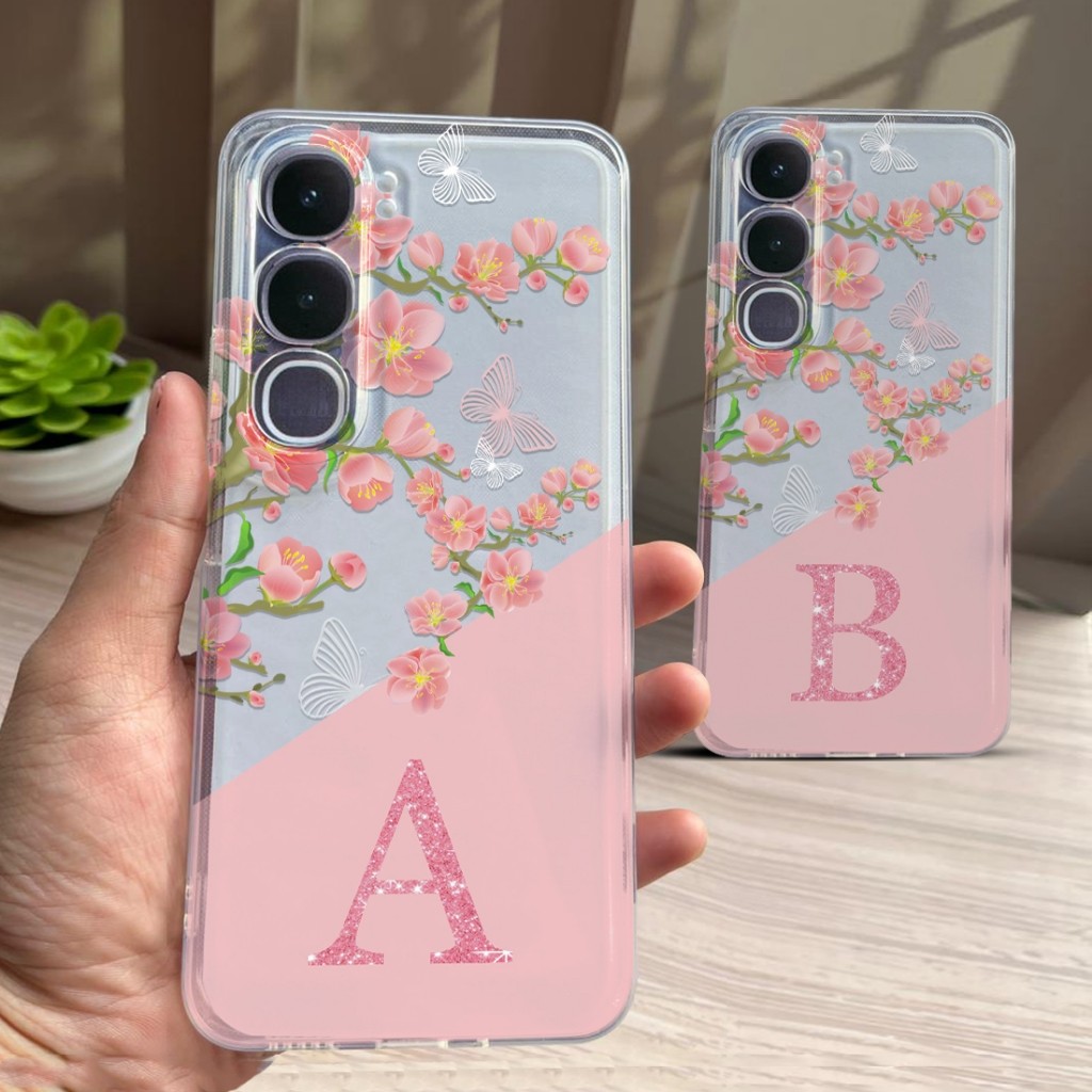 ต่อเนื่อง Softcase สําหรับ Vivo Y21D V60 Lite Y38 V30 Pro V29 ปลอก Hp Motif Aphabet AJ