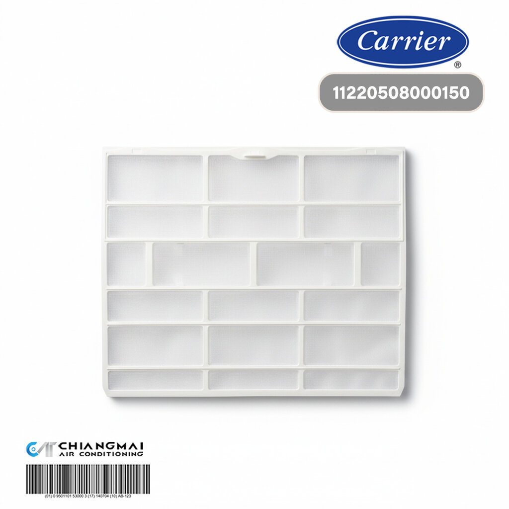 11220508000150 แผ่นกรองฝุ่นแอร์ Carrier ฟิลเตอร์แอร์ แคเรียร์ รุ่น 42ABF013 (ขนาด 32.5 x 27 cm.)