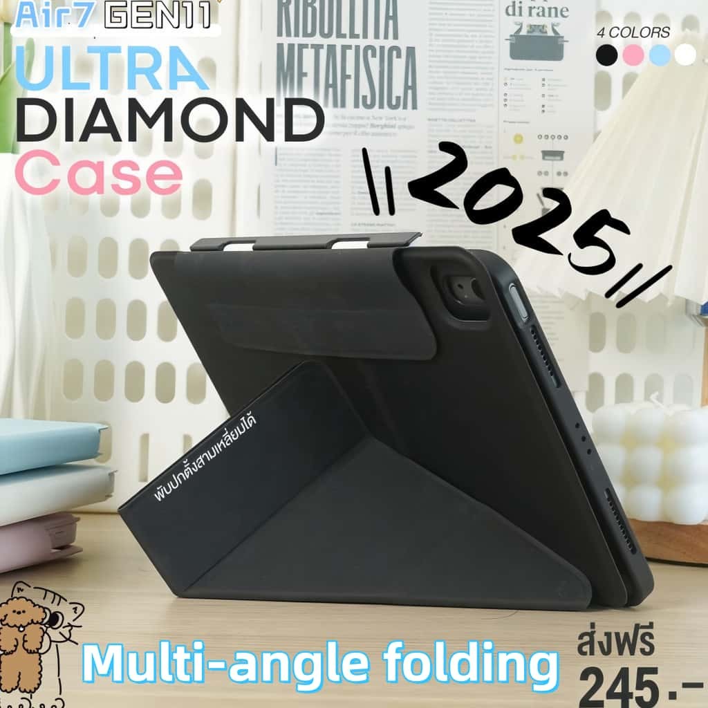 เคสป้องกันรอย Redmi Pad 2 Y-รูปพับฝาครอบ ipadcaseเคสไอแพดแม่เหล็ก for Redmi Pad  SE 8.7/11Mi6/6ProMi7/7ProXiaomi Pad 6